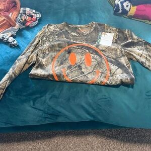 Dressed in LALA NWOT Camo Tee S/M